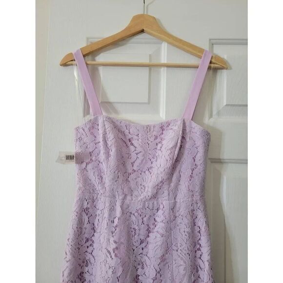 Fame and partners Lavender Lace Midi Dress 4 NWT - Picture 2 of 9